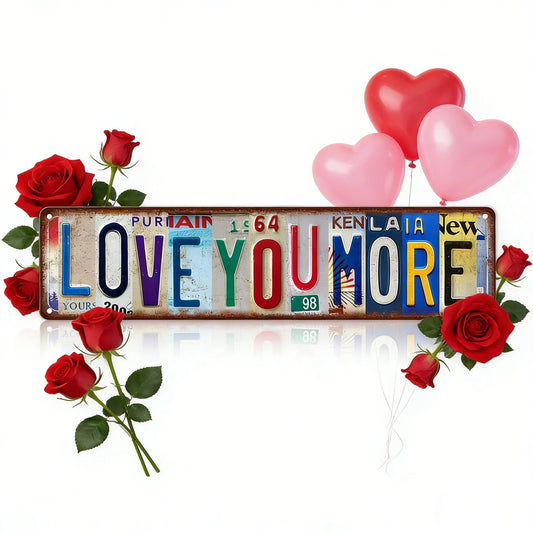 Early Valentine’s Day Sale 49% OFF❤️ Love You More Vintage Wall Sign